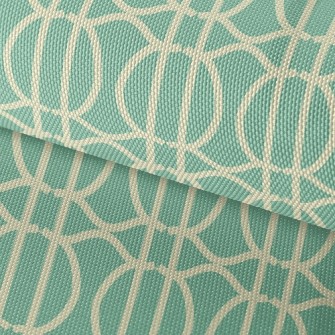 Interlaced Circles And Lines Waterproof Oxford