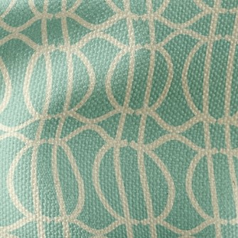 Interlaced Circles And Lines Waterproof Canvas