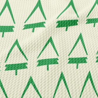 Simple Christmas Tree Birdseye Piqué