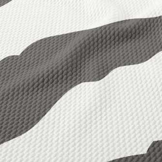 Handsome Zebra Print Birdseye Piqué
