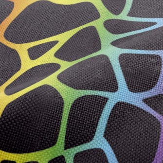 Colorful Giraffe Pattern Performance Linen