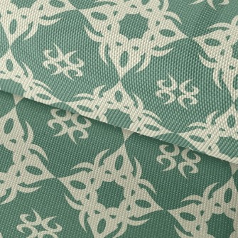 Retro Deformed Flower Waterproof Oxford