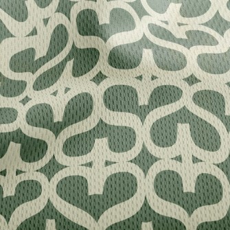 Double Hook Arrangement Athletic Mesh Flat Back