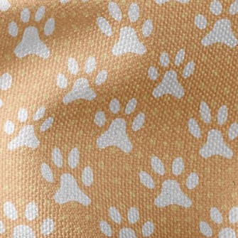 Cute Big Dog Footprints Waterproof Canvas
