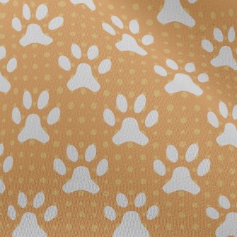 Cute Big Dog Footprints Chiffon
