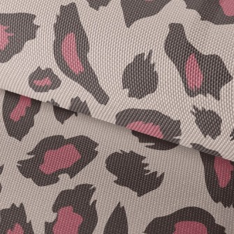 Pink Fashion Leopard Print Waterproof Oxford
