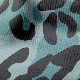 Cool Color Leopard Print Terry
