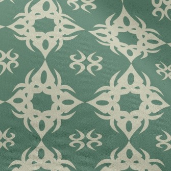 Retro Deformed Flower Chiffon