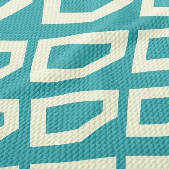 Notched Rectangle Birdseye Piqué
