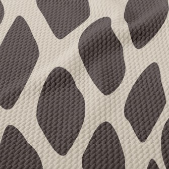 Mesh Animal Print Birdseye Piqué