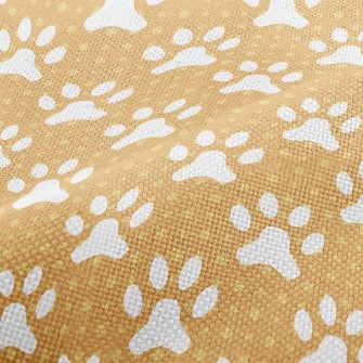 Cute Big Dog Footprints Performance Linen