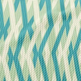 Two-Color Cross Lines Birdseye Piqué