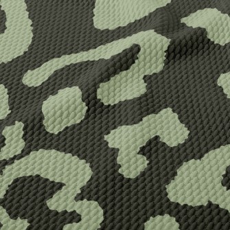 Irregular Animal Pattern Birdseye Piqué