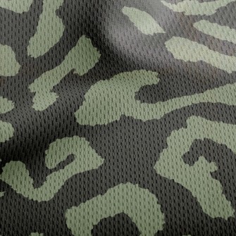 Irregular Animal Pattern Athletic Mesh Flat Back