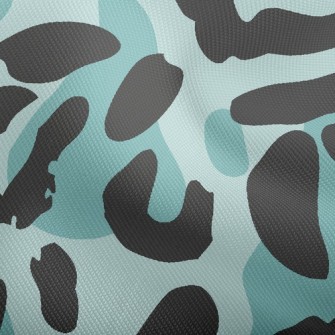 Cool Color Leopard Print Dobby