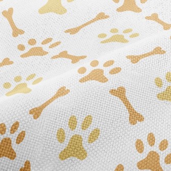 Cute Bone Footprints Performance Linen