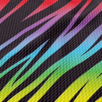 Colorful Fashion Print Birdseye Piqué