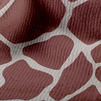 Nostalgic Giraffe Pattern Terry