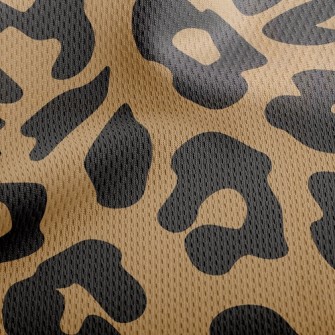 Classic Cheetah Print Athletic Mesh Flat Back