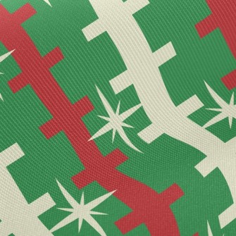 Christmas Ladder Stars Twill