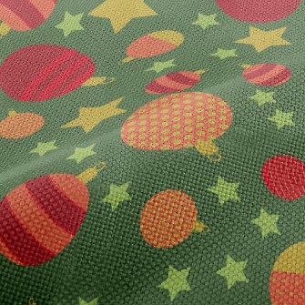 Christmas Glass Ball Performance Linen