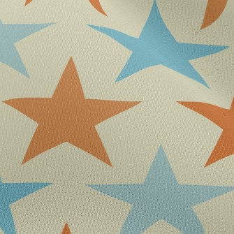 Full Page Star Print Chiffon