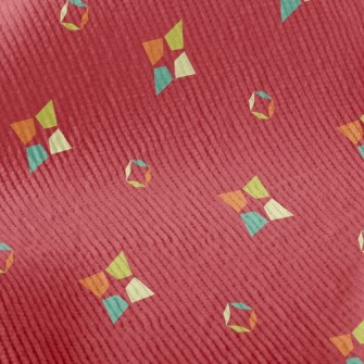 Nostalgic Colored Squares Standard Corduroy