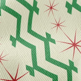 Christmas Star Lines Standard Corduroy