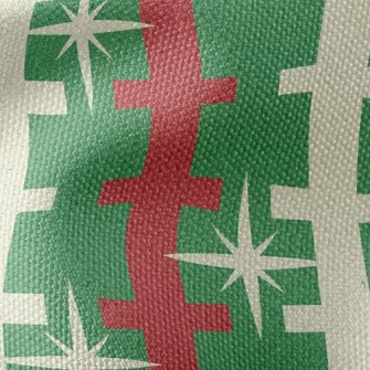 Christmas Ladder Stars Waterproof Canvas