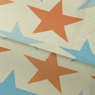 Full Page Star Print Waterproof Oxford