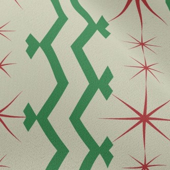 Christmas Star Lines Chiffon