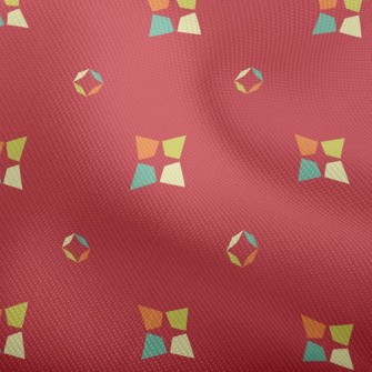 Nostalgic Colored Squares Dobby