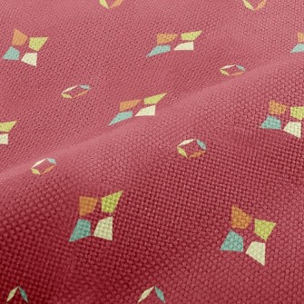 Nostalgic Colored Squares Performance Linen