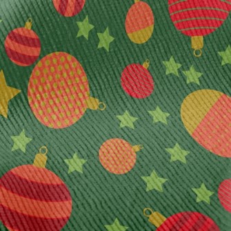 Christmas Glass Ball Standard Corduroy