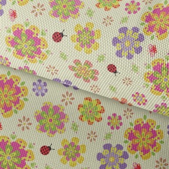Elegant Temperament Small Flor Waterproof Oxford