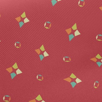Nostalgic Colored Squares Twill