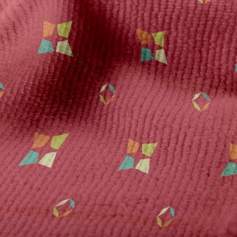 Nostalgic Colored Squares Terry