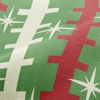 Christmas Ladder Stars Performance Linen