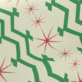 Christmas Star Lines Twill