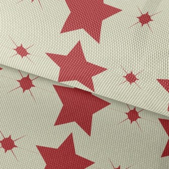 Row Of Stars Waterproof Oxford
