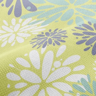 Three-Color Temperament Floral Performance Linen