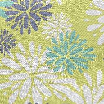 Three-Color Temperament Floral Twill