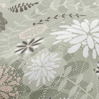 Classical Country Flowers Performance Linen