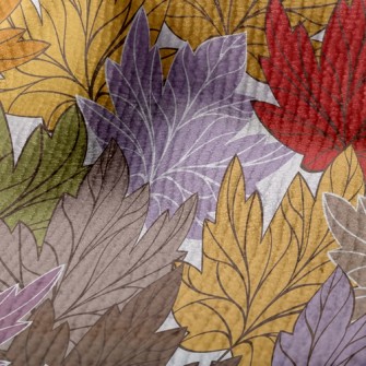 Withered Yellow Maple Leaf Terry