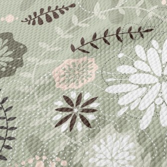 Classical Country Flowers Birdseye Piqué