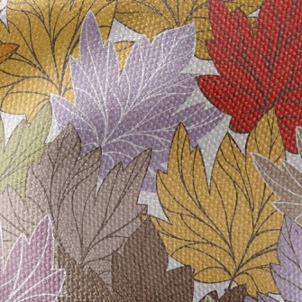 Withered Yellow Maple Leaf Waterproof Canvas
