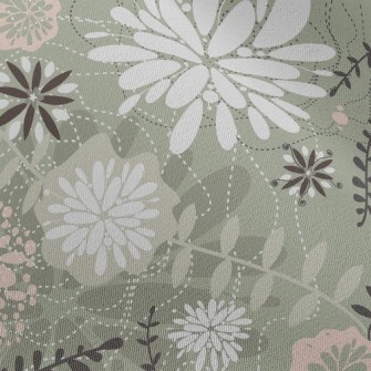 Classical Country Flowers Chiffon