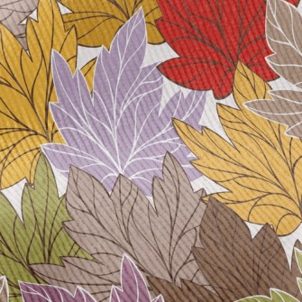 Withered Yellow Maple Leaf Standard Corduroy