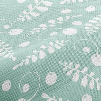Fresh Fruit Leaves Performance Linen