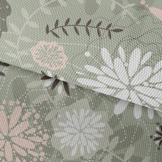 Classical Country Flowers Waterproof Oxford